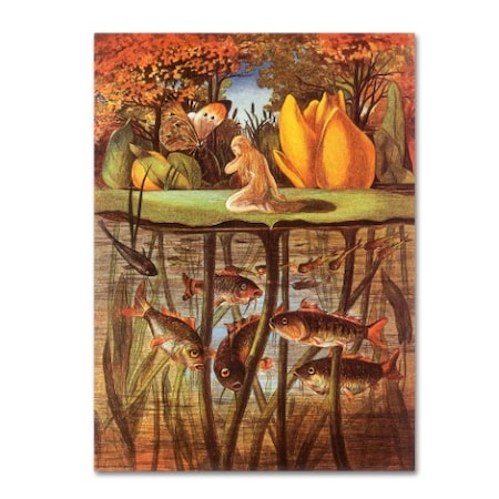 Vintage Apple Collection 'CA Fairy 10' Canvas Art,14x19